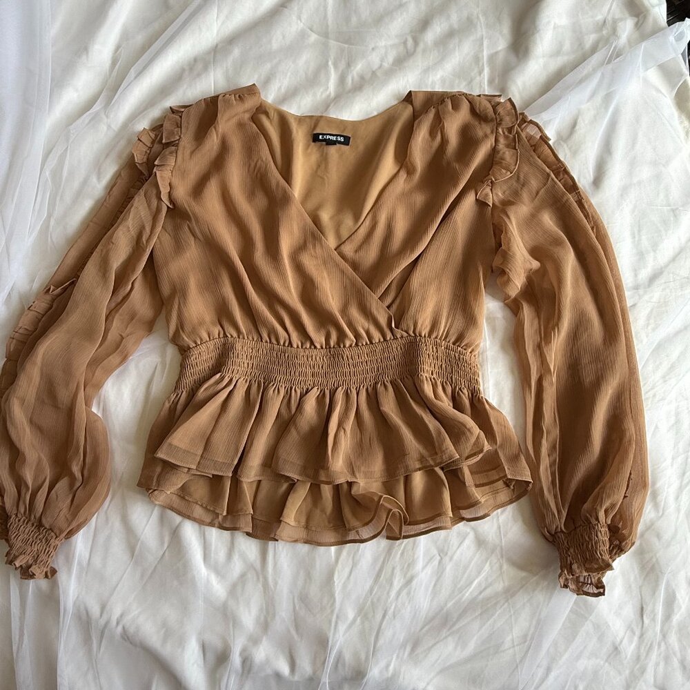 Express Peplum Blouse – Size M
